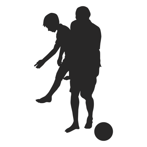 Father And Son Ball Playing PNG & SVG Design For T-Shirts