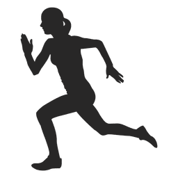 Athlete running hard - Transparent PNG & SVG vector file