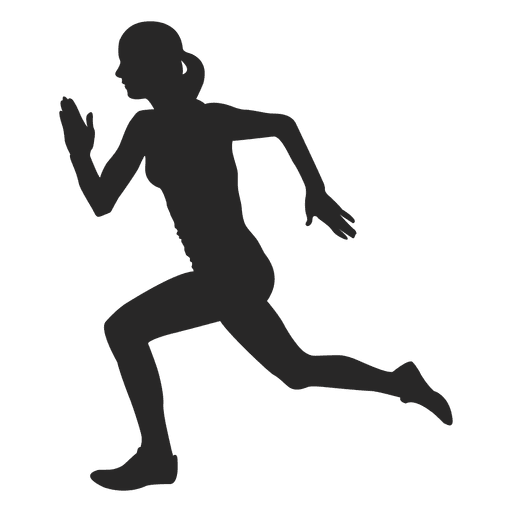 Download Female Athlete Running Transparent Png Svg Vector File