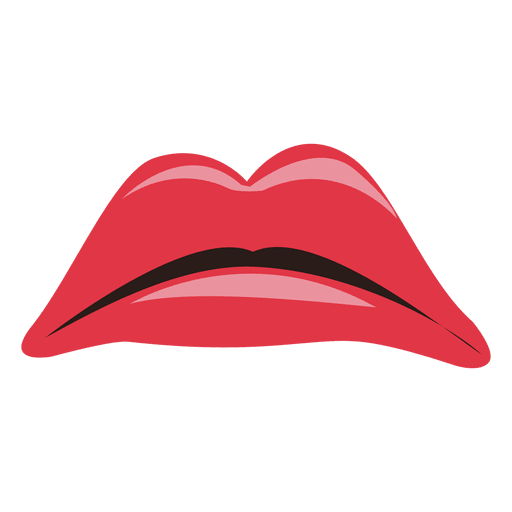 Female lips sketch PNG Design
