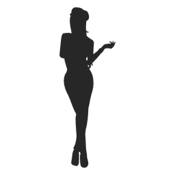 Frau posiert Mode 1 PNG-Design