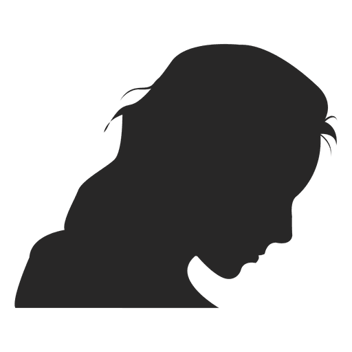 Female profile avatar PNG Design