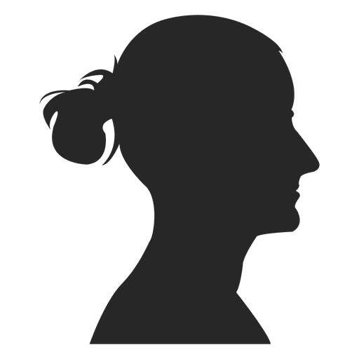 Female profile avatar 2 PNG Design