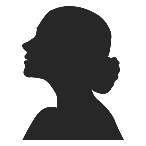 Female profile avatar 3 PNG Design