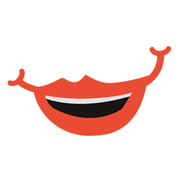 Lábios sorridentes femininos Desenho PNG