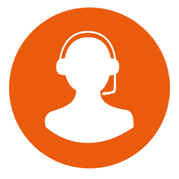 Icono redondo de apoyo femenino Diseño PNG