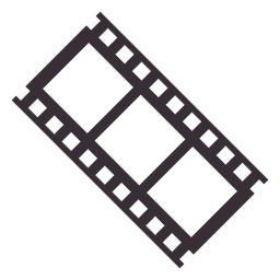 Ícone de tira de filme Desenho PNG