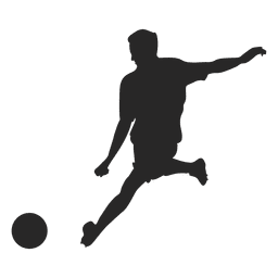 Football Player Hitting Ball PNG & SVG Design For T-Shirts