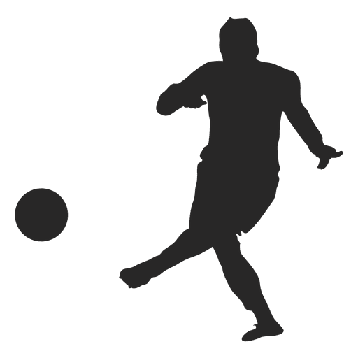 Football Player Hitting Ball PNG & SVG Design For T-Shirts