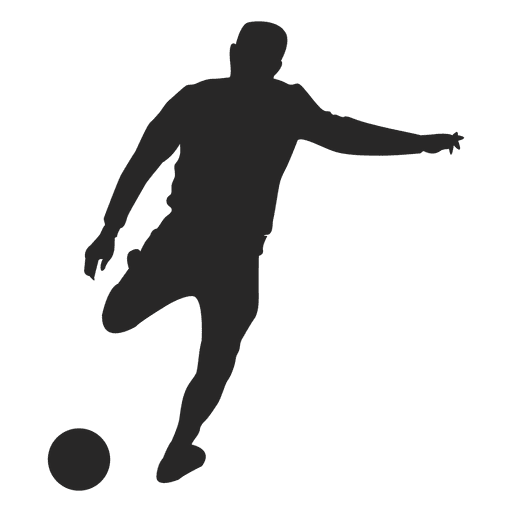Footballer kicking ball PNG Design