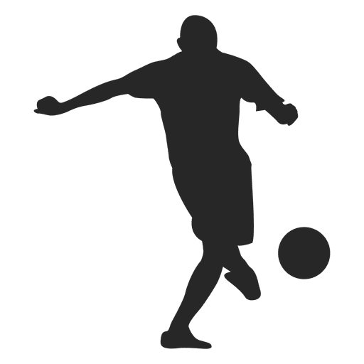 Footballer passing PNG Design