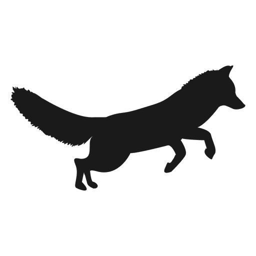 Silhueta de raposa Desenho PNG