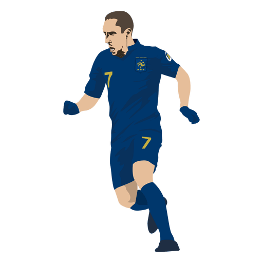 dibujos animados de franck ribéry Diseño PNG