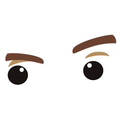 Lustiger Augenausdruck PNG-Design