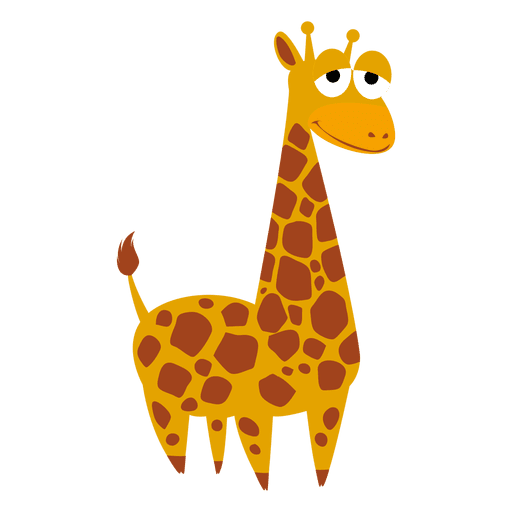 Giraffe cartoon PNG Design
