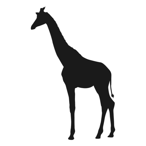 Giraffe Silhouette PNG-Design