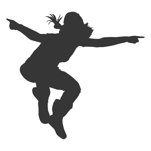 Garota dançando break Desenho PNG