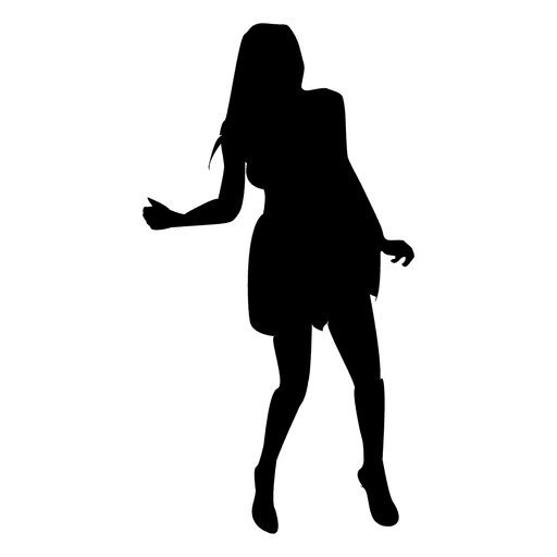 Niña bailando silueta 3 Transparent PNG Niña bailando silueta 3 Transparent PNG