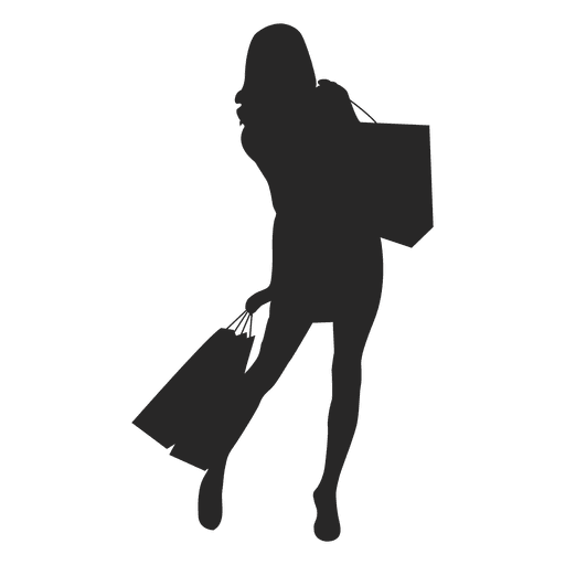 Download Girl shopping silhouette 7 - Transparent PNG & SVG vector file