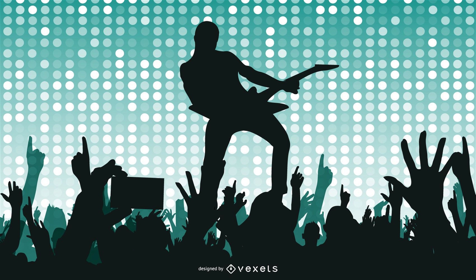 Awesome Free Vector Concert  Background Vector  download