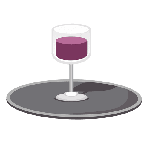 Glass of wine PNG Design