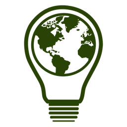 Globe bulb icon 3 Globe bulb icon 3