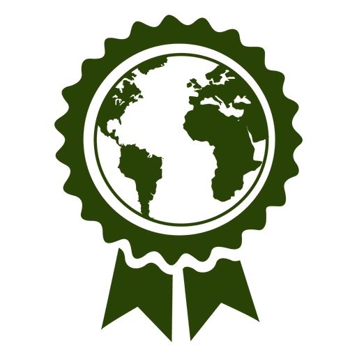 Emblema do mapa do globo
