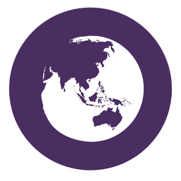 Globusrundes Symbol 2 PNG-Design