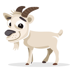 Goat cartoon PNG Design