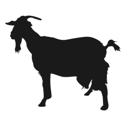 Bearded Goat Silhouette PNG & SVG Design For T-Shirts