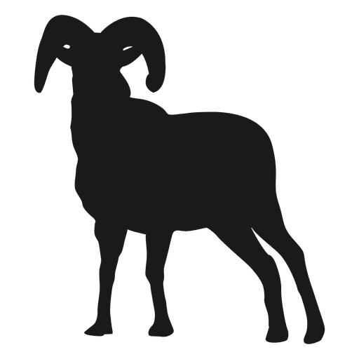 Silhueta de cabra 2 Desenho PNG
