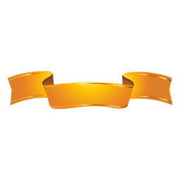 Onda de fita dourada Desenho PNG