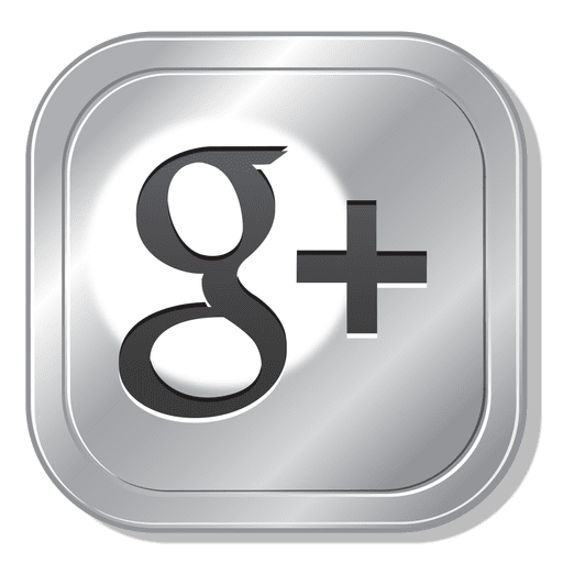 Download Google plus metal button - Transparent PNG & SVG vector file