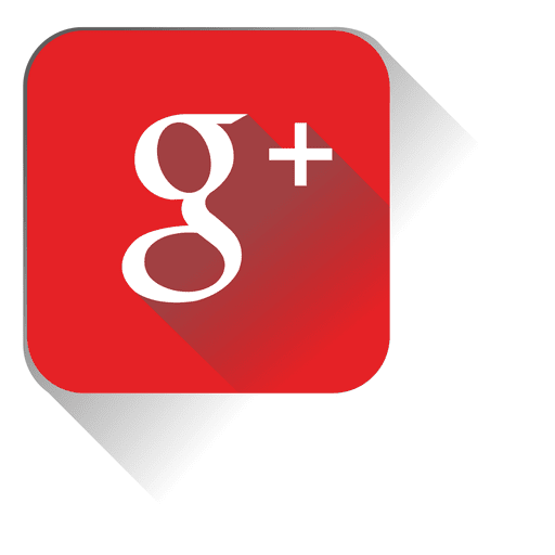 Quadratisches Google Plus-Symbol PNG-Design