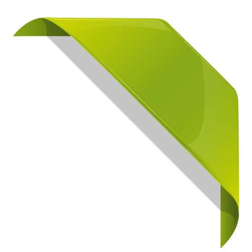 Grünes Lesezeichenband PNG-Design