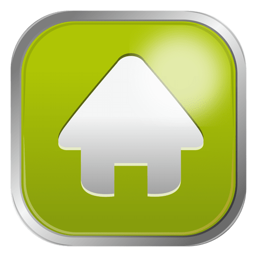 Ícone de casa verde Desenho PNG