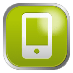 Ícone móvel verde Transparent PNG