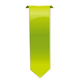 Markierung für grünes Farbband PNG-Design