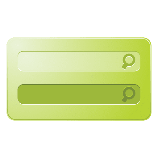 Green search box PNG Design