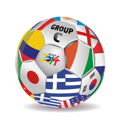 Futebol das equipes do grupo c Desenho PNG