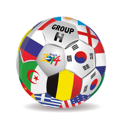 Fußballmannschaften der Gruppe h PNG-Design