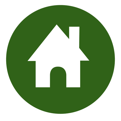 Home round icon PNG Design