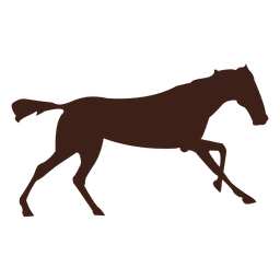 Sequência de movimento de cavalo galopando 11 Desenho PNG