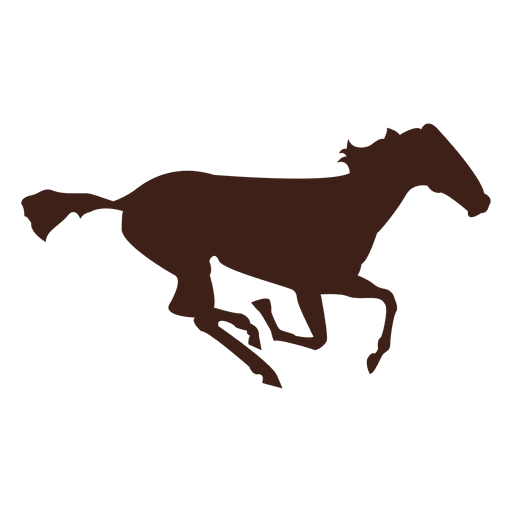 Horse galloping motion sequence 12 PNG Design