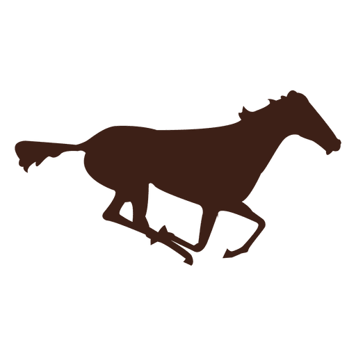 Horse galloping motion sequence 13 PNG Design