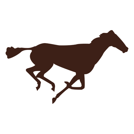 Horse galloping motion sequence 15 PNG Design