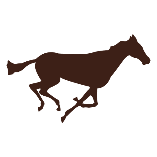 Horse galloping motion sequence 3 PNG Design