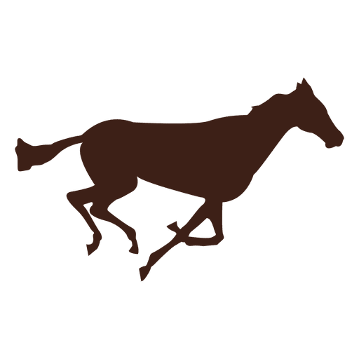 Sequência de movimento de cavalo galopando 3 Desenho PNG