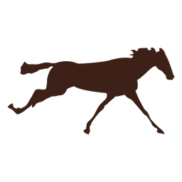 Horse galloping motion sequence 4 Transparent PNG