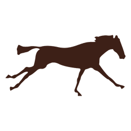 Secuencia de movimiento de galope de caballo 5 Diseño PNG